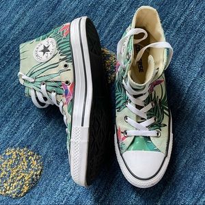 Converse All Stars Tropical Floral sz 8
